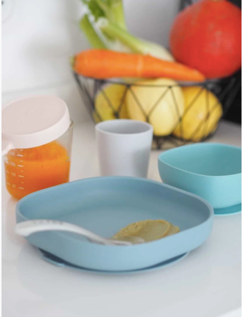 Beaba Silicone Suction Meal Set - Jungle