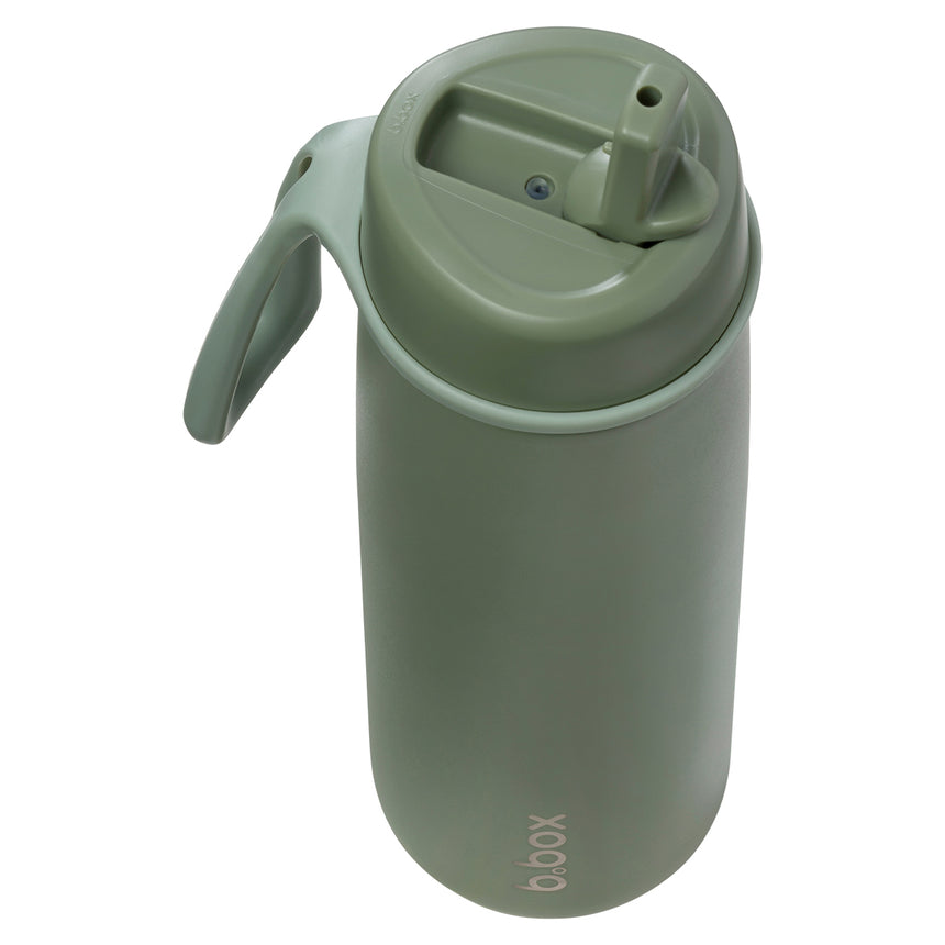 B.Box 690mL Insulated Flip Top Drink Bottle - Olive