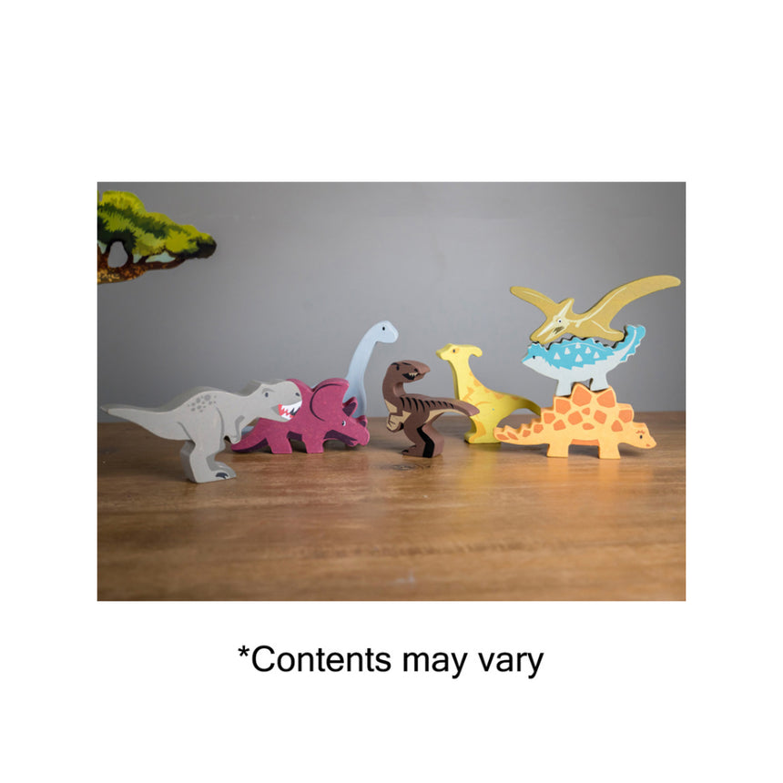 Tender Leaf Toys Selection of Wooden Dinosaurs