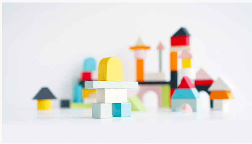 Le Toy Van Petilou 60 piece Building Blocks Set & Bag