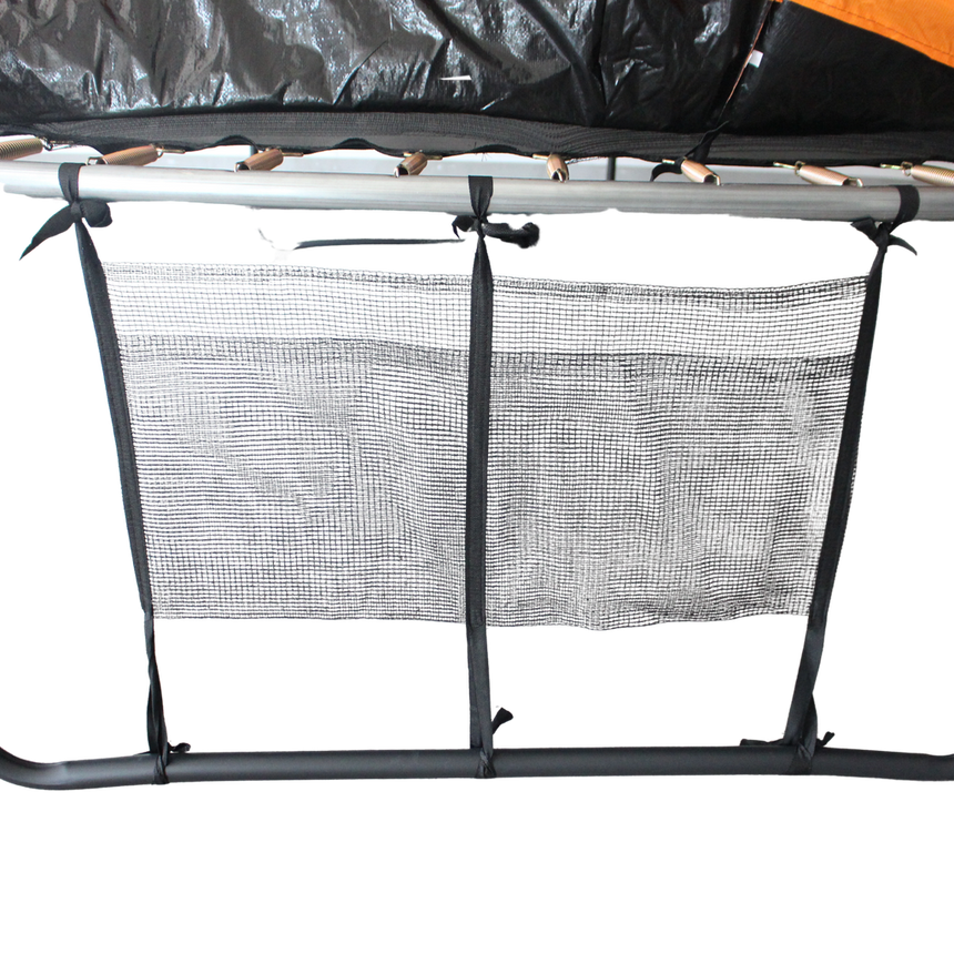 ALL 4 KIDS 10 FT Jump Zone Spring Trampoline with Basketball Board