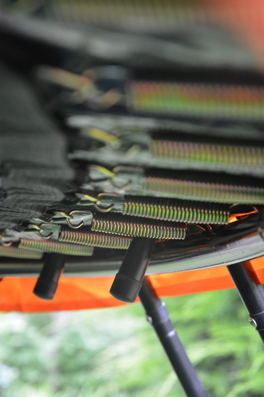 ALL 4 KIDS 12 FT Jump Zone Spring Trampoline with Basketball Board