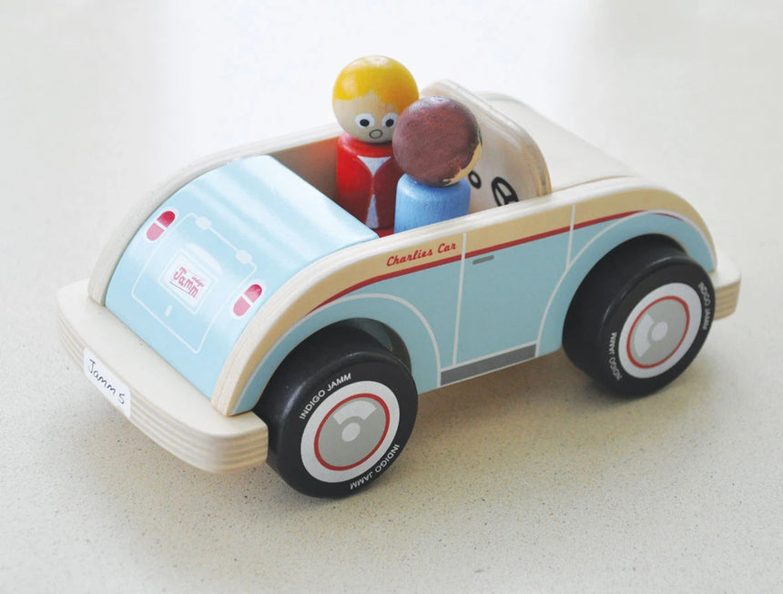 Indigo Jamm Wooden Charlie's Car