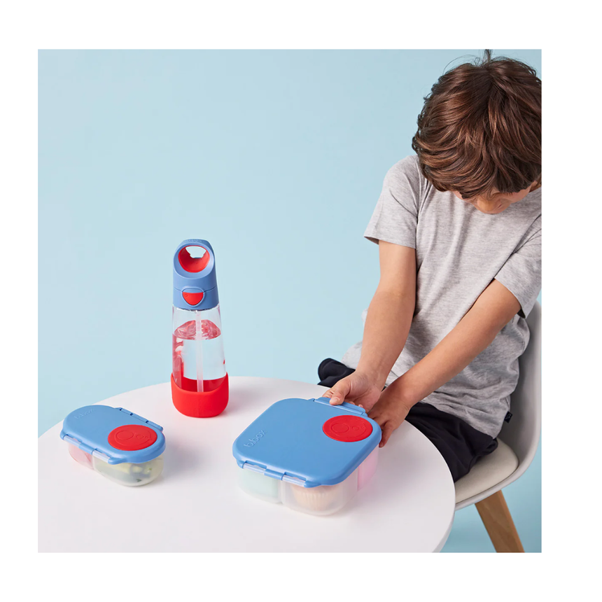 B.Box 600mL Tritan Drink Bottle - Blue Blaze