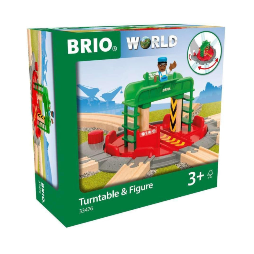 BRIO Turntable & Figure 2 pieces