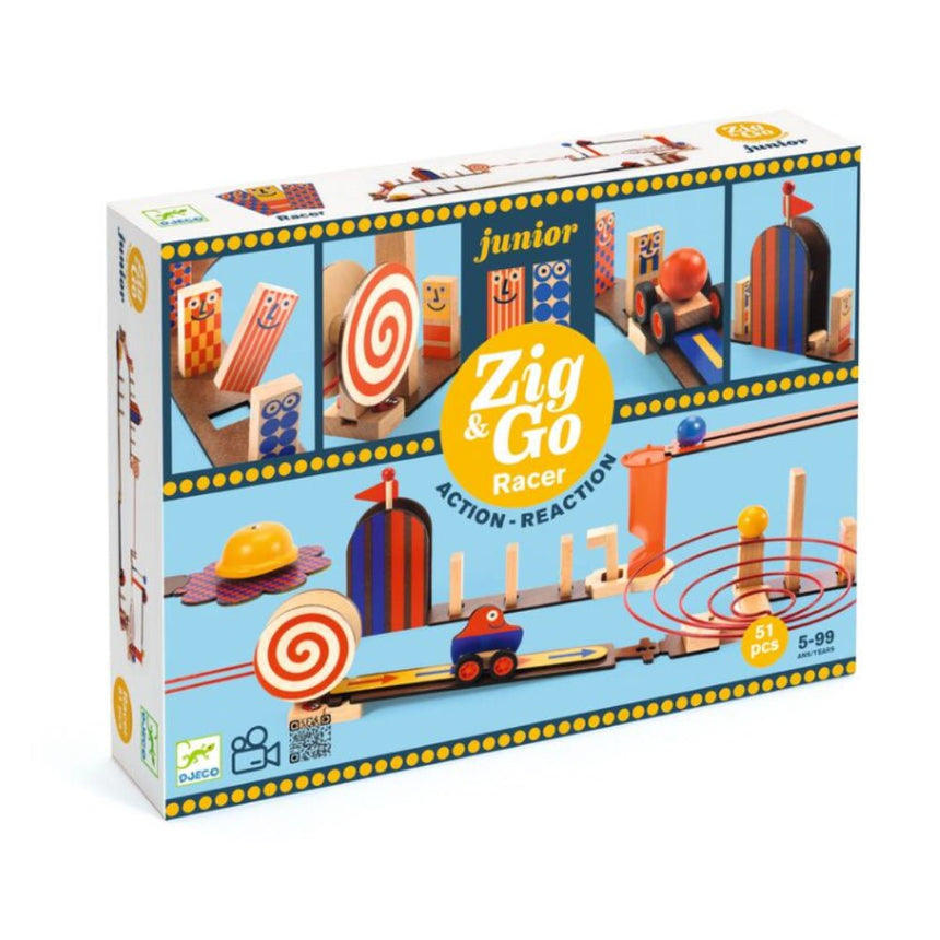 Djeco Zig & Go Junior 52pc Racer Set