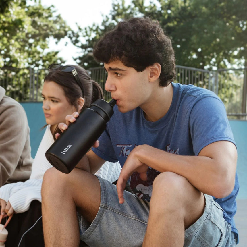 B.Box 1L Insulated Flip Top Drink Bottle - Deep Space
