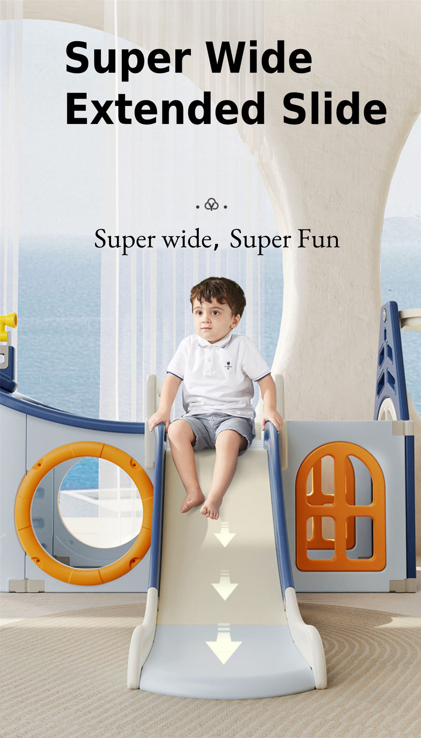 ALL 4 KIDS Hunter Pirate Ship Baby Slider Play Center