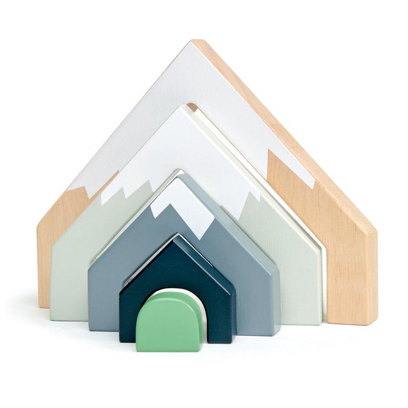 Tender Leaf Toys Wooden Mountain Pass Stack