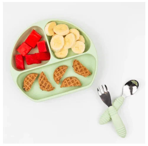 Bumkins Spoon and Fork - Sage