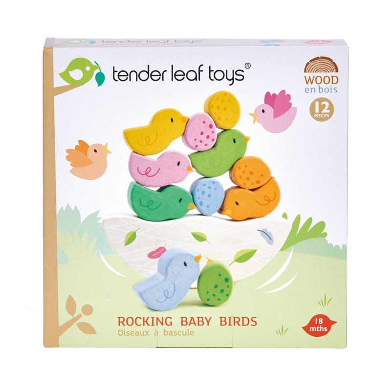 Tender Leaf Toys Wooden Rocking Bird Balance Toy