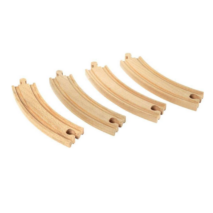 BRIO Large Curved Tracks 4 pieces