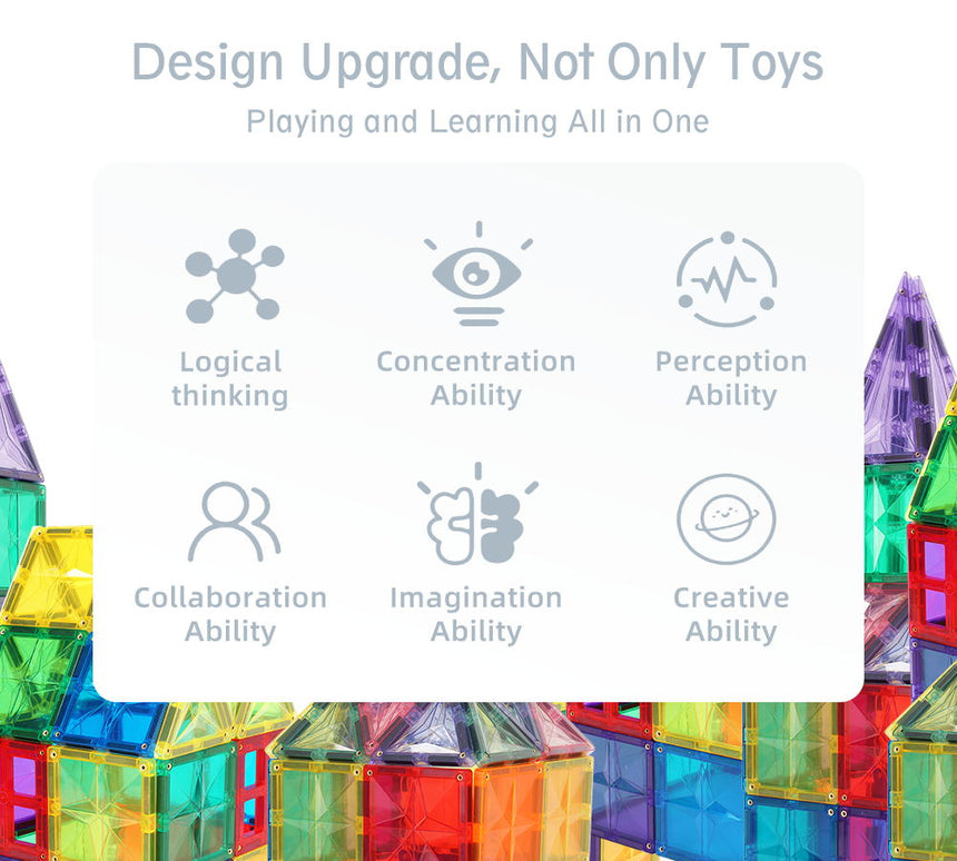 MNTL Classic Star Magnetic Tile 120 Pcs Set