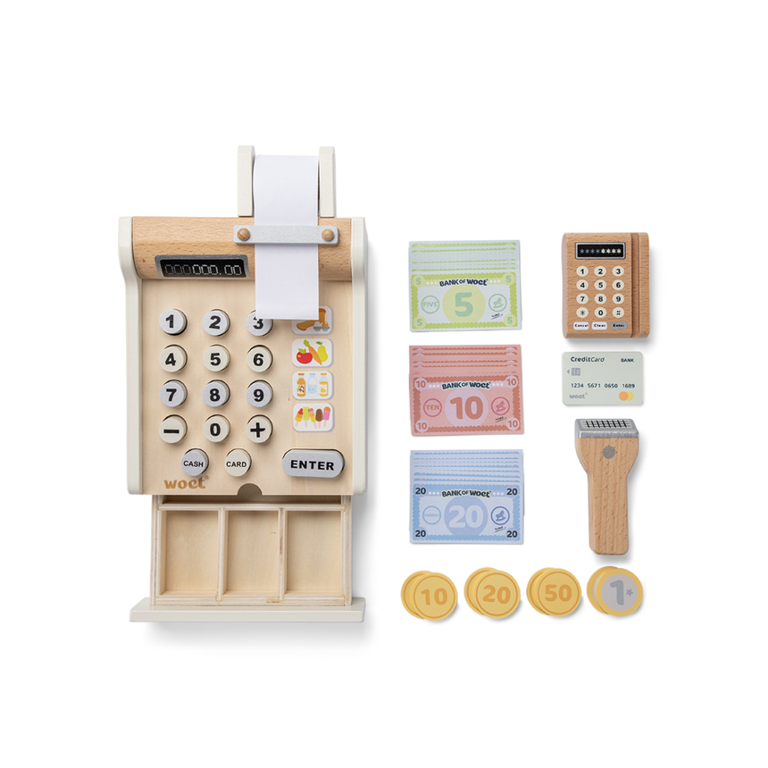 New Classic Toys Cash Register White