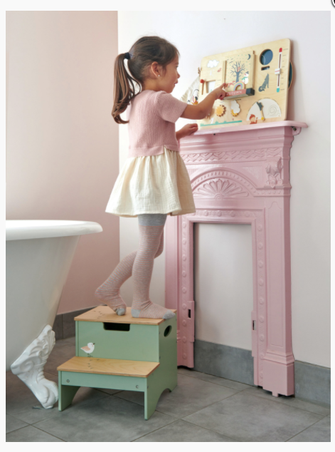 Tender Leaf Toys Kids Wooden Forest Step Stool