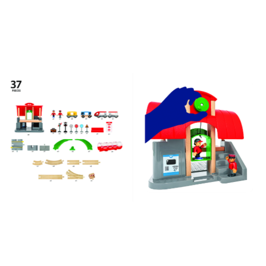 BRIO Central Station Set 37 pieces