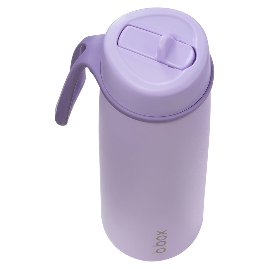 B.Box 690mL Insulated Flip Top Drink Bottle - Lilac love