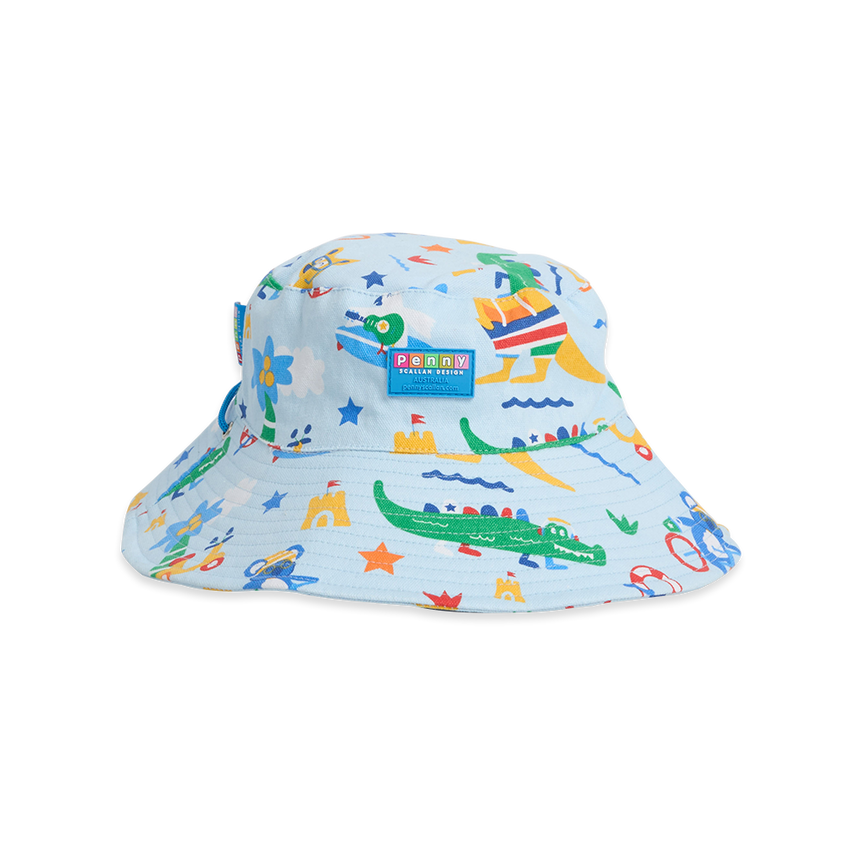 Penny Scallan Kids Sun Hat - Kanga Crew