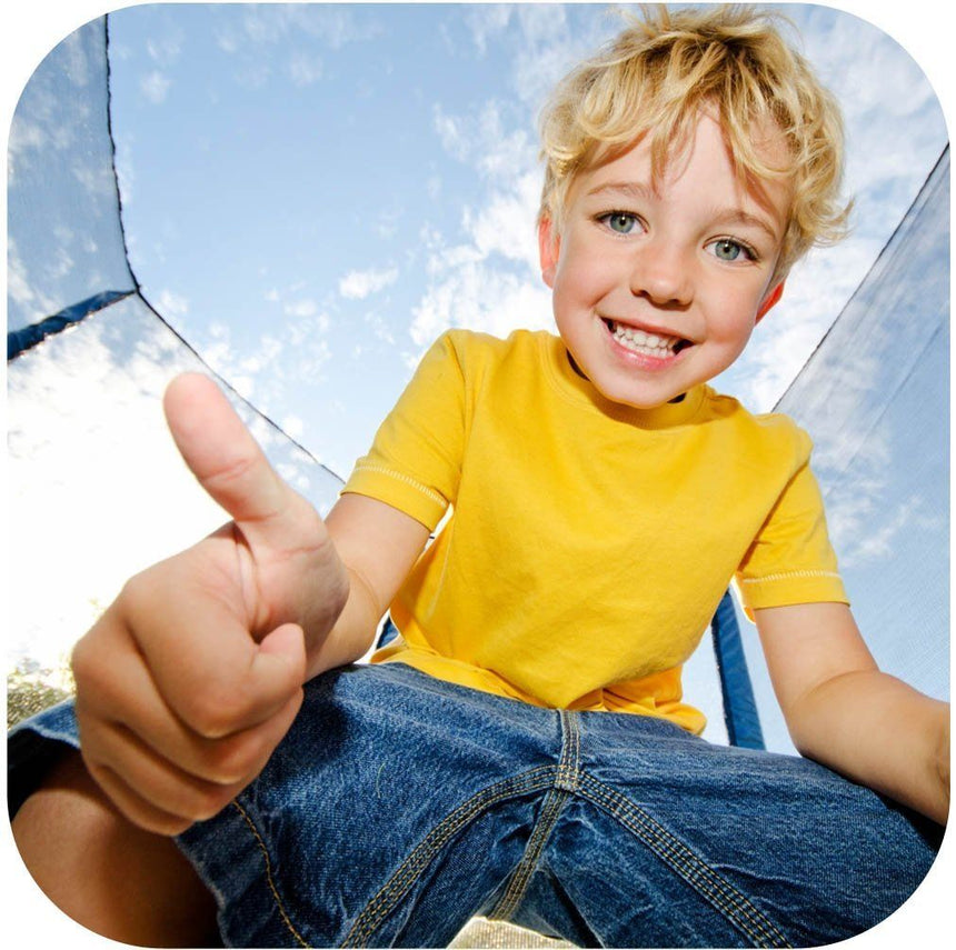 Plum 6ft Junior Trampoline And Enclosure Blue