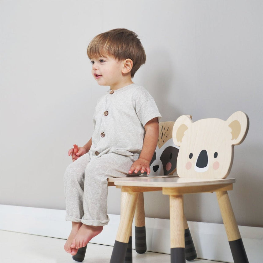 Tender Leaf Toys Kids Wooden Forest Koala Chair