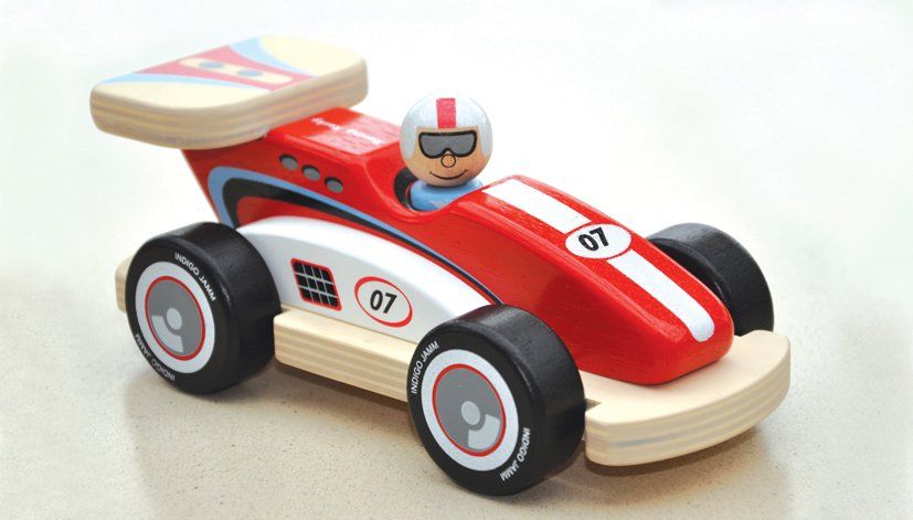 Indigo Jamm Wooden Racing Rocky