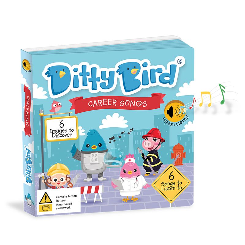 Ditty Bird Career Songs Board Book