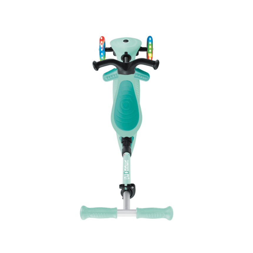 Globber GO UP ACTIVE Scooter with Lights - Mint /Dark Mint