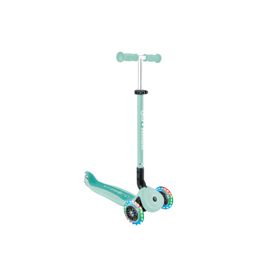 Globber GO UP ACTIVE Scooter with Lights - Mint /Dark Mint
