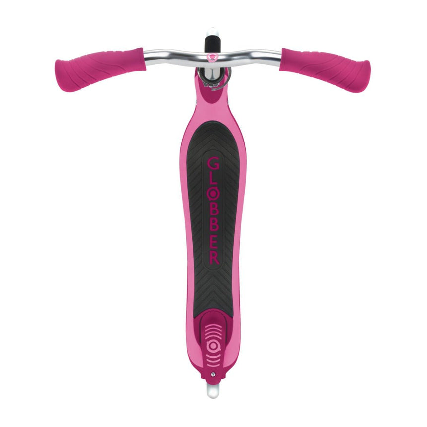 Globber FLOW 125 Wcooter with Light Up Wheels - Ruby