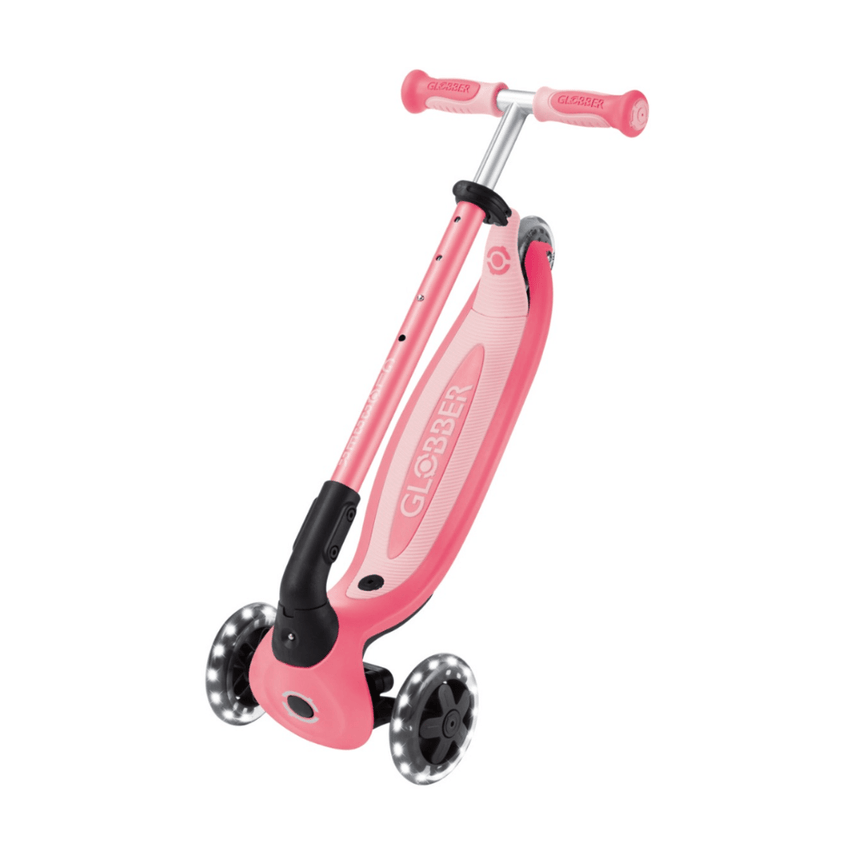 Globber Go Up Baby Lights 360 - Pastel Pink/ Deep Pastel Pink