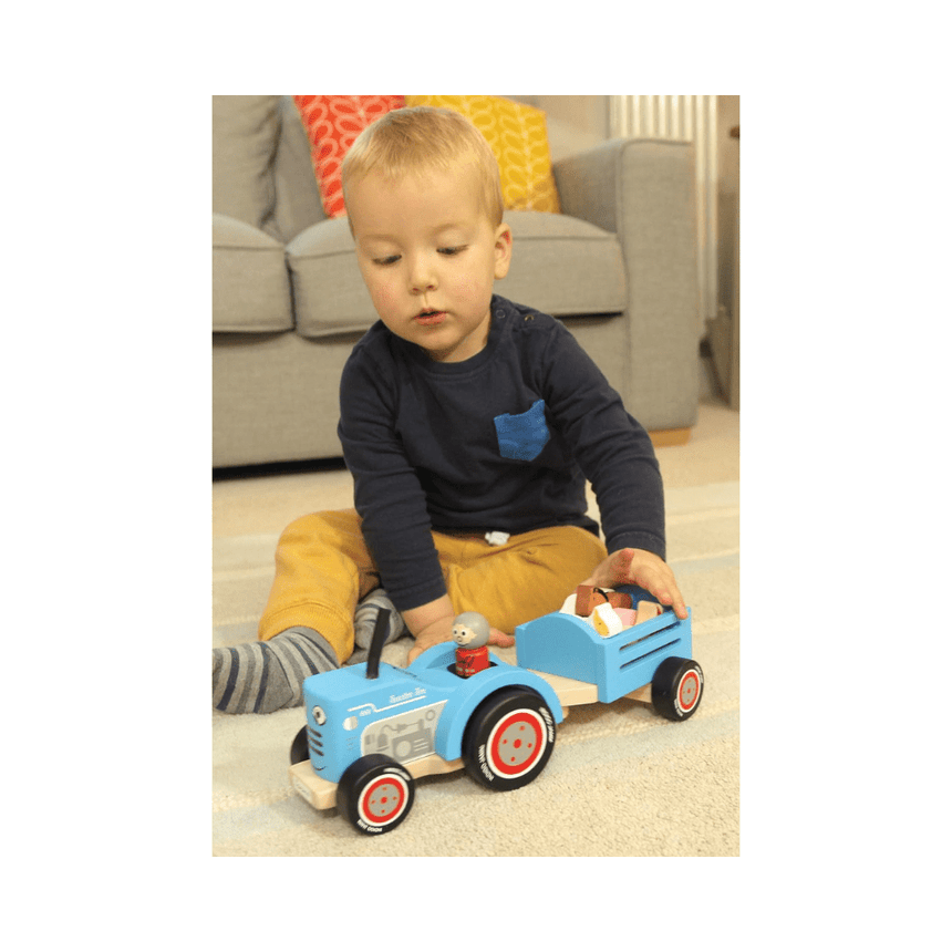 Indigo Jamm Wooden Tractor Tim