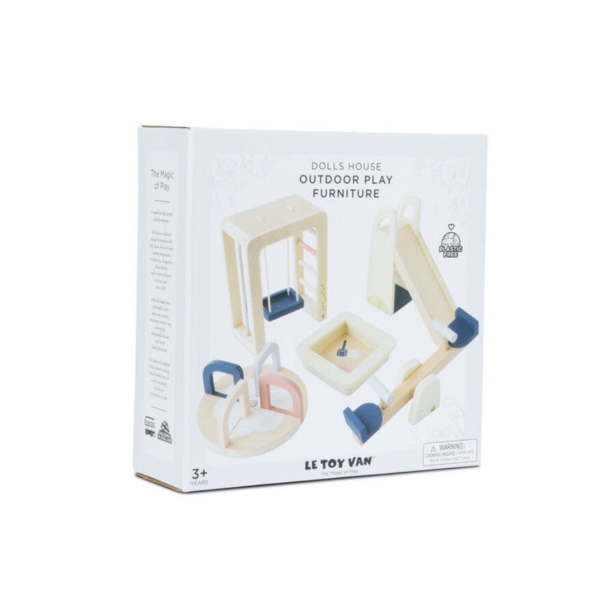 Le Toy Van Wooden Dolls House Outdoor Play Furniture - 5 piece