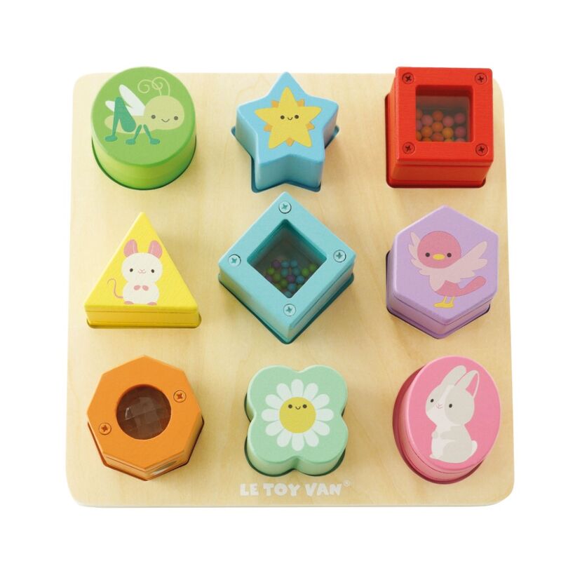 Le Toy Van Rainbow Sensory Shape Sorter - 10 Piece