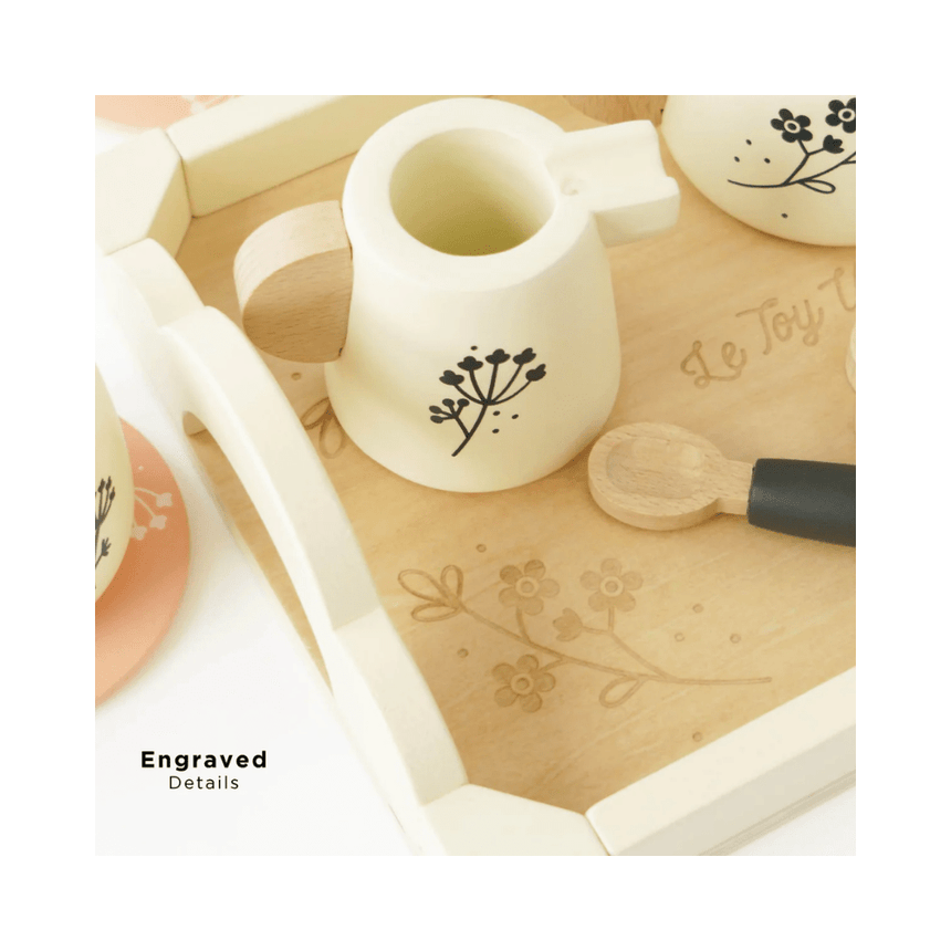 Le Toy Van Wooden Tea Set & Tray