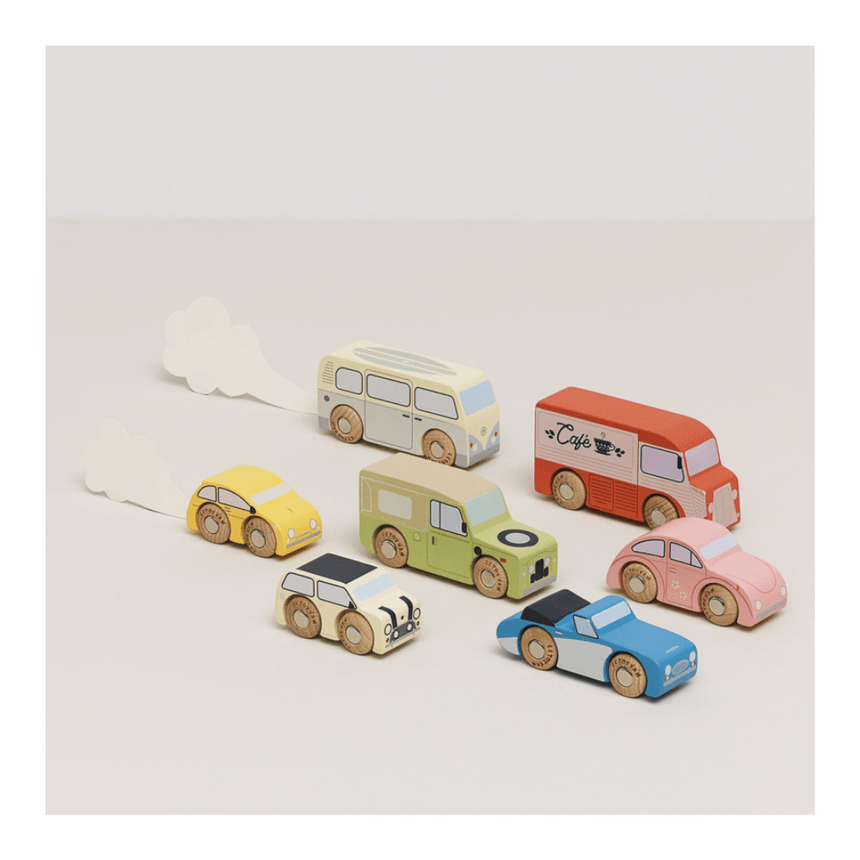 Le Toy Van Vintage Toy Cars - 7 Piece