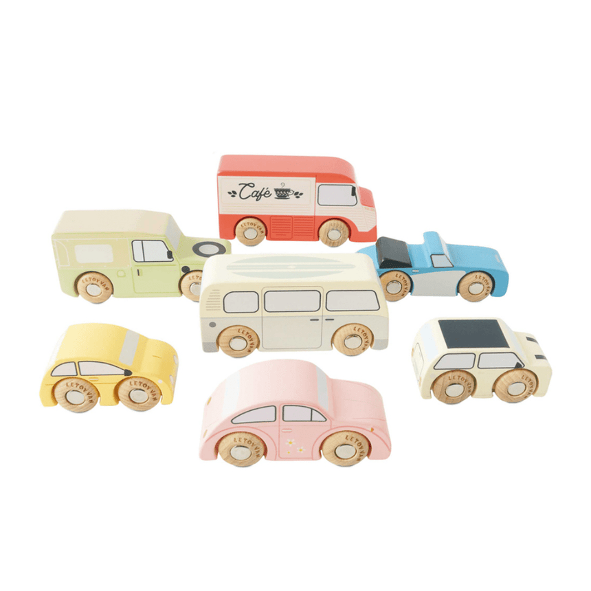 Le Toy Van Vintage Toy Cars - 7 Piece