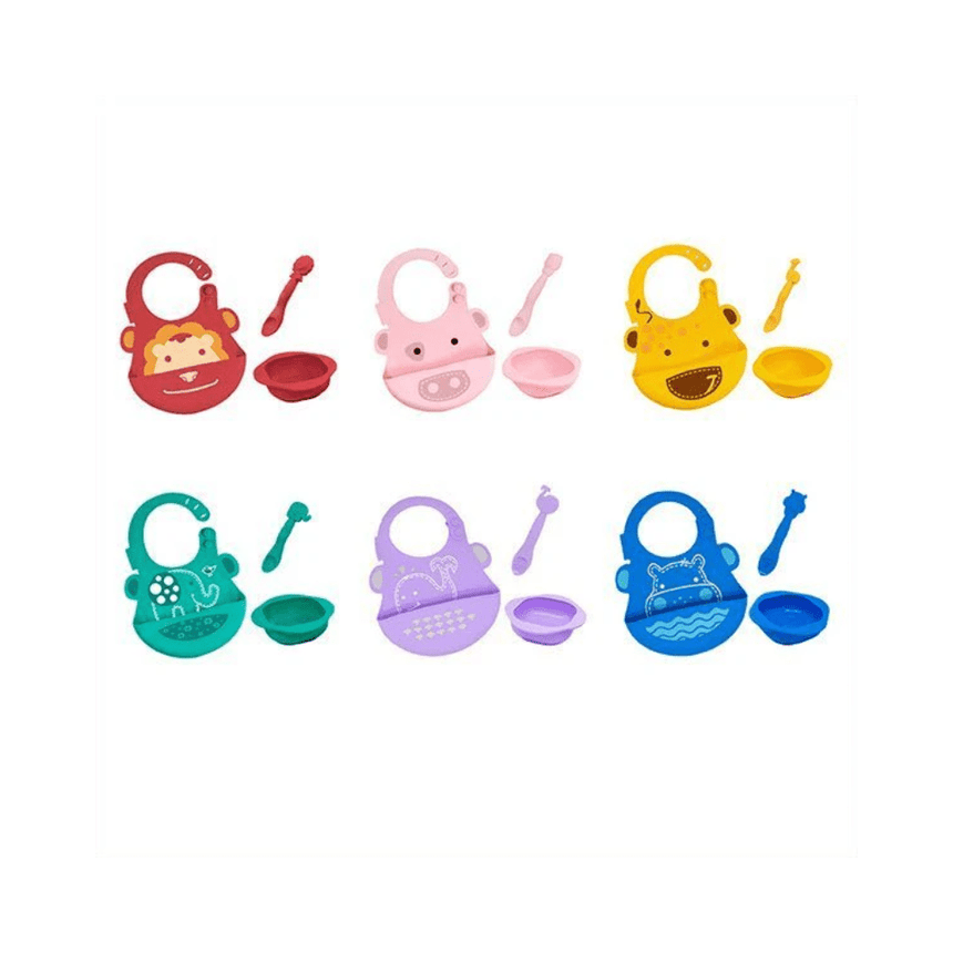 Marcus & Marcus Gift Feeding Set - Blue Hippo