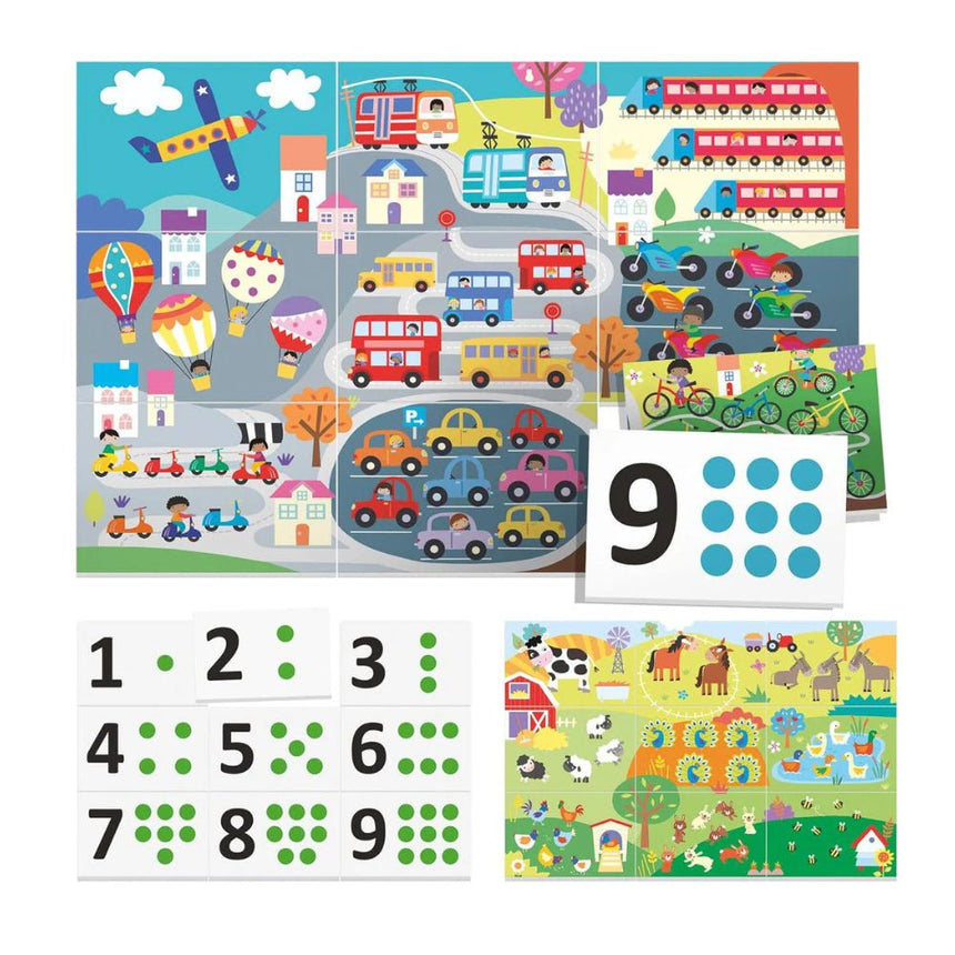 Headu Montessori Flashcards 123 Touch