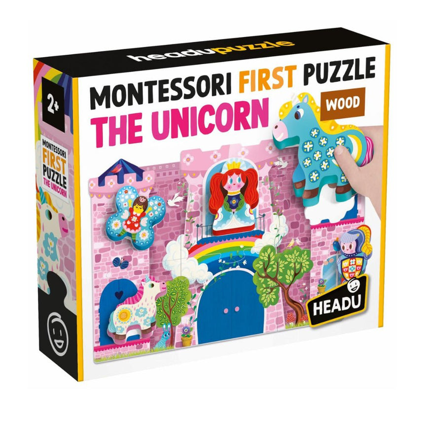 Headu Montessori First Puzzle The Unicorn