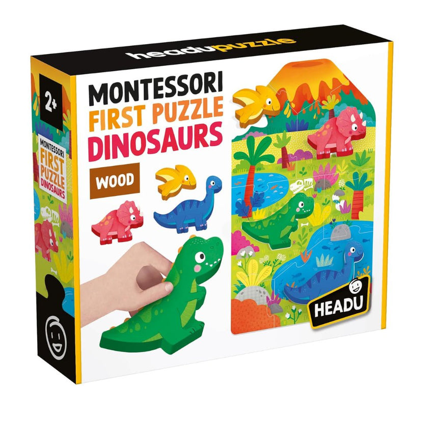 Headu Montessori First Puzzle Dinosaurs