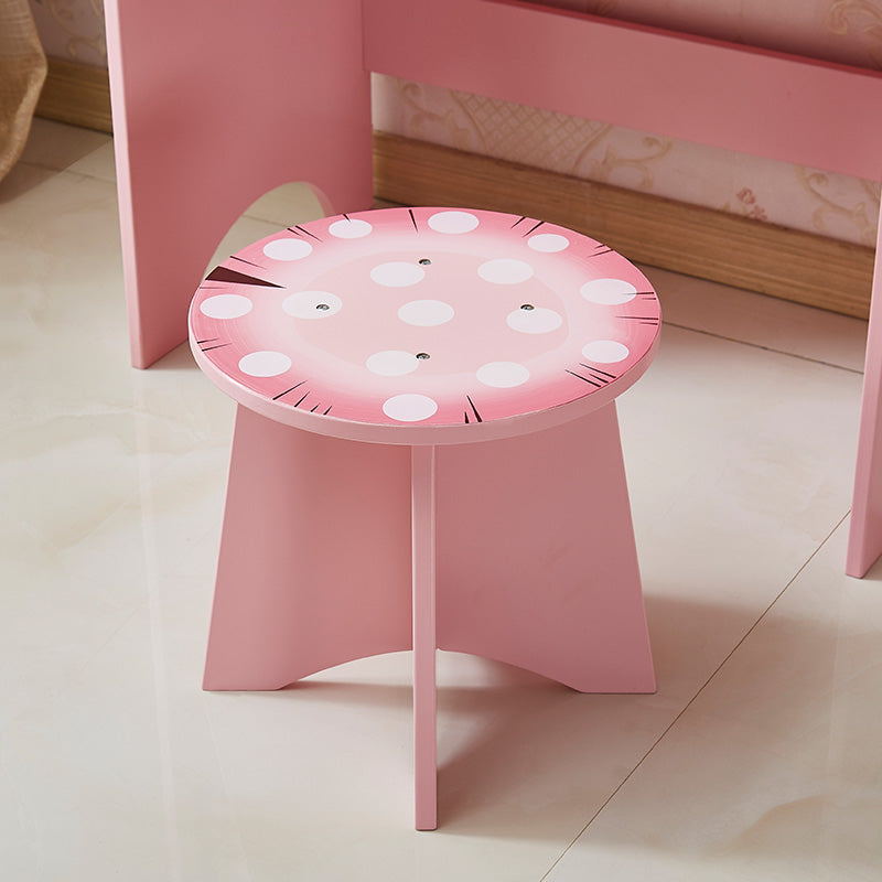 Olivia Fairy kids dressing table with storage drawer and stool