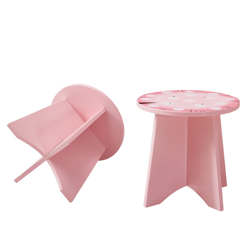 Olivia Fairy kids vanity table with flower, butterfly and fairy pattern