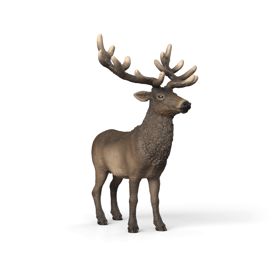 Schleich Elk toy figure side view