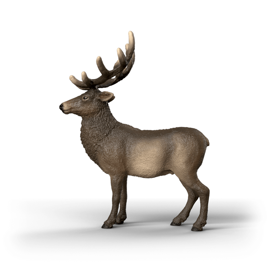 Schleich Elk toy figure alternate view