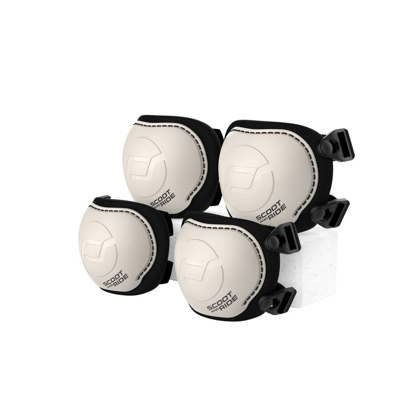 Scoot and Ride Protective Set Ash S-M kids knee and elbow pads – view 3