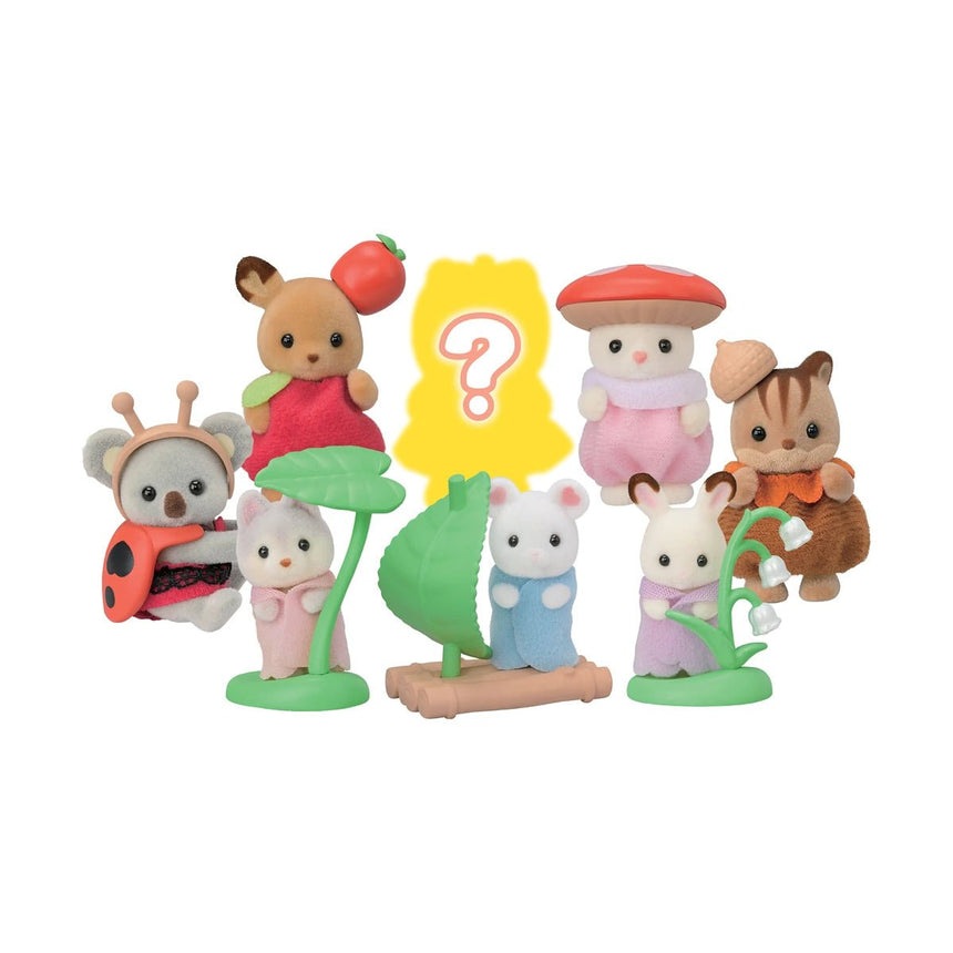 Sylvanian Families Baby Forest Costume Series collectible baby figures and forest accessories