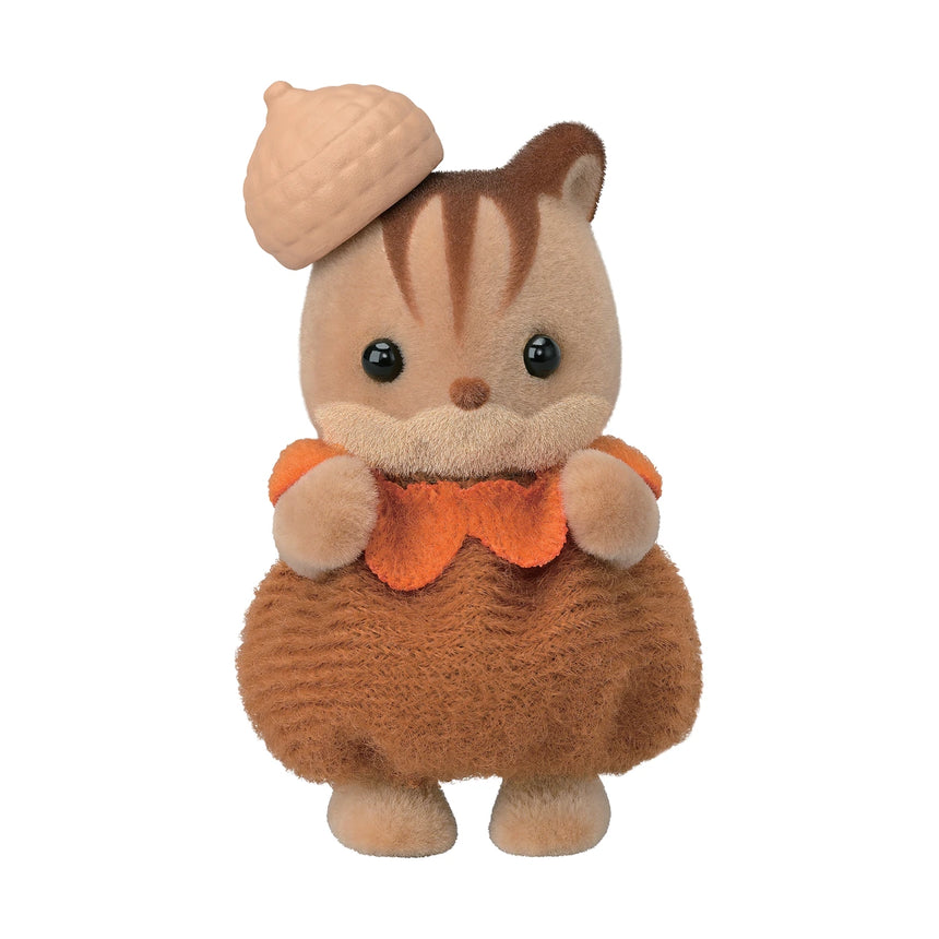Sylvanian Families Baby Forest Costume Series walnut squirrel baby in acorn costume