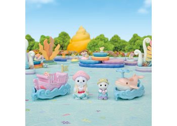 Sylvanian Families Ride the Waves dolphin float