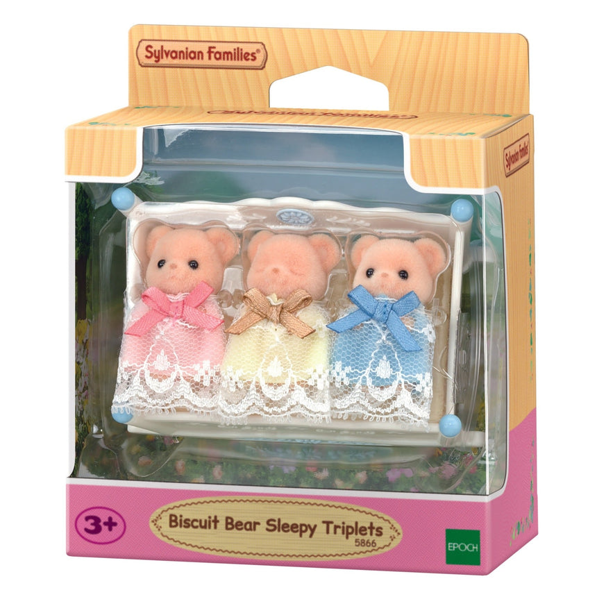 Sylvanian Families Biscuit Bear Sleepy Triplets