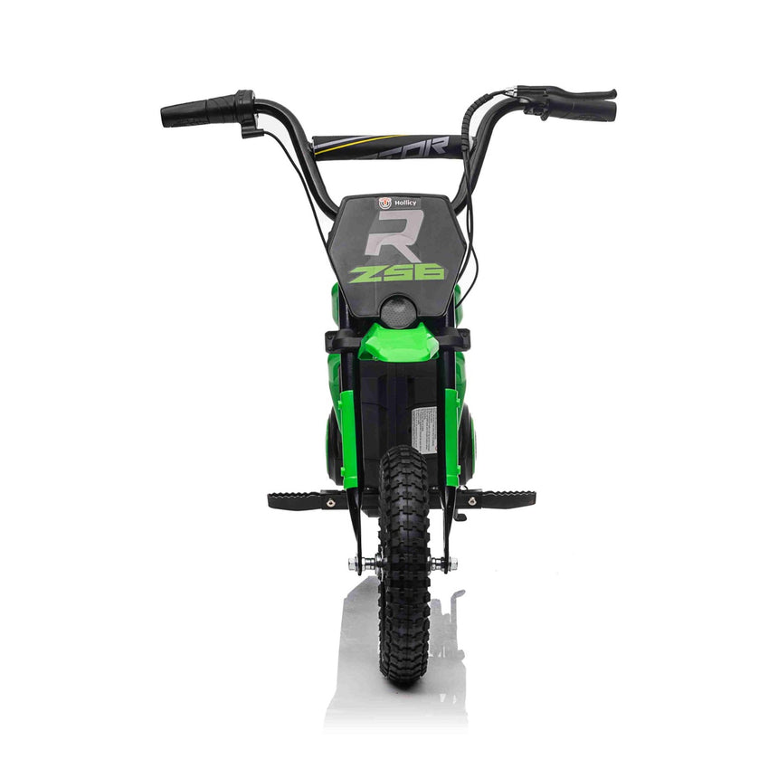 12 inch air wheel detail on All 4 Kids SX2328 kids electric dirt bike